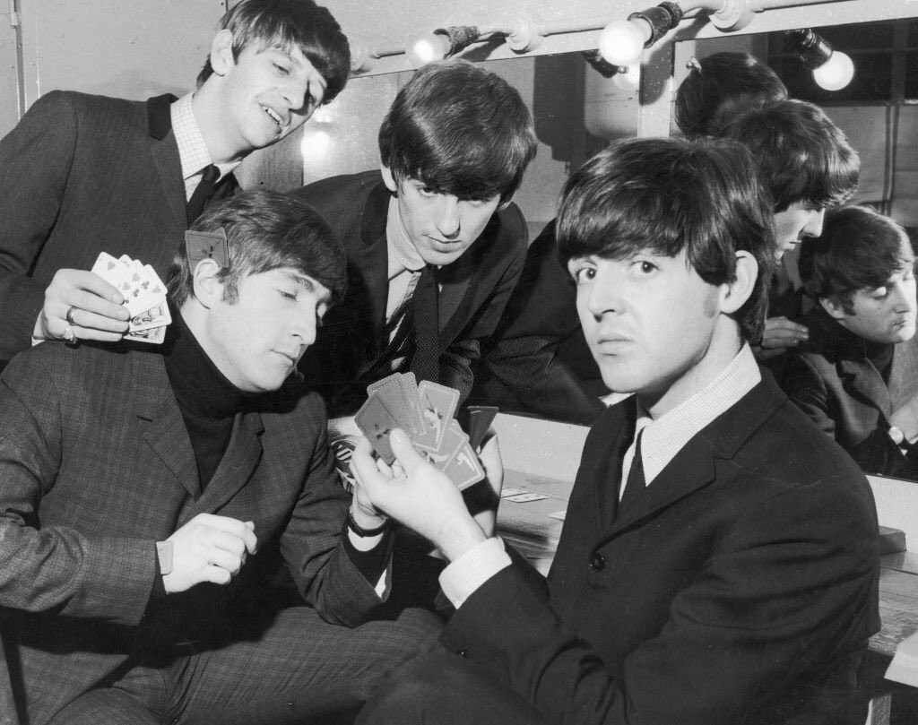 The Beatles backstage at The Regal in Cambridge, 26th November 1963