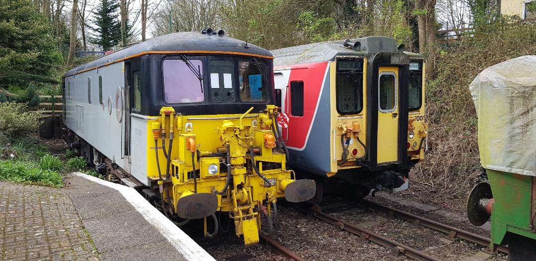 Unusual traction today. Bit of a change from the normal blue class 73 I get on most Saturday's 
73130 unique in preservation. Next the the DTS from the Class 457 which is just unique <a href="/EastKentRailway/">The East Kent Rly</a>