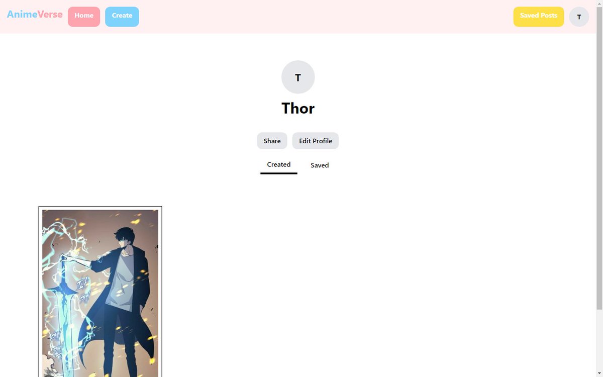 Alpha17120's tweet image. 🌐Day 78 of #100DaysOfCode in #webdevelopement:

Anime gallery Project Progress📈

&amp;gt;Added the Saved Post Functionality
&amp;gt;Added the Profile Page where User can see his Created Posts as well as saved posts

Ran into many bugs today. I literally spent the whole day on this.😮‍💨