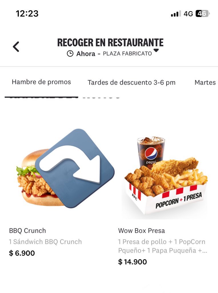RACerrada's tweet image. En el menú de @kfccolombia 14.900 COP y supuestamente con beneficios de @RappiColombia PRO BLACK me sale en 18.900 COP.

¿Estoy pagando para que me salga más caro con uds?