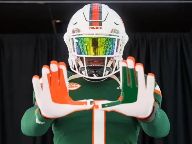 i will be attending THE UNIVERSITY OF MIAMI 🟧🟩 on April 4th . @CanesFootball appreciate the invite and opportunity 🙏🏾. #WAMP #GoCanes
