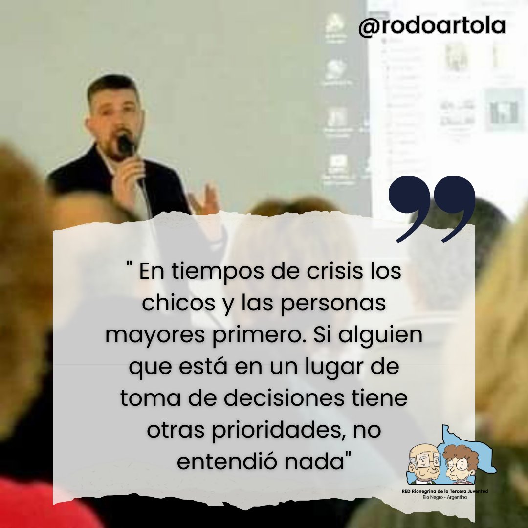 RodolfoArtola's tweet photo. En tiempos de crisis el que tiene 2 pies y 2 manos puede salir a pelearla, los chicos solo deberían preocuparse por jugar y estudiar, y los más grandes ya trabajaron y pelearon demasiado @REDRN3J #SomosRED #OrgulloRionegrino 💚 https://t.co/eU4VpJDsHR