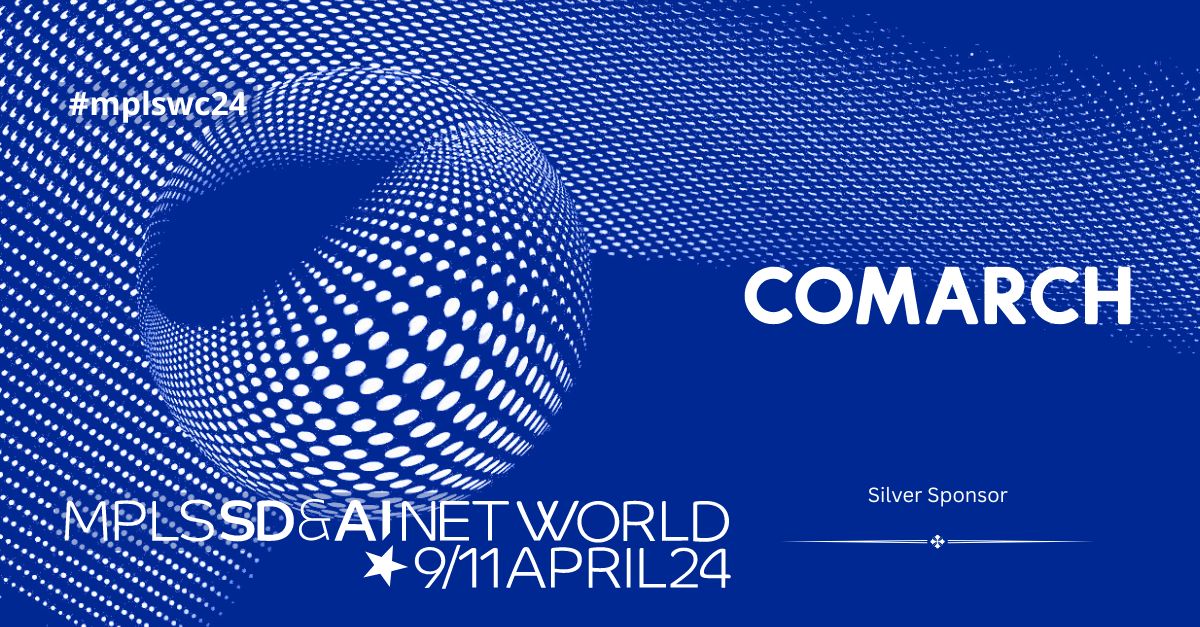 Welcoming @Comarch_Telecom to the MPLS SD & AI Net World Congress, as a Silver Sponsor! Don’t miss this opportunity to join us and connect with them at the #mplswc24 at the📍 Palais des Congrès de Paris! 👀uppersideconferences.com/mpls-sdn-nfv/ 📅 April 9th to 11th