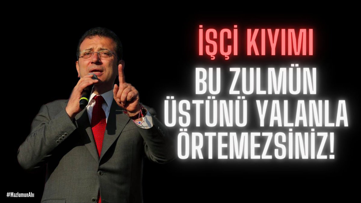 “ Önce umutlarını kırdılar, sonra yavaş yavaş hayallerini yıktılar. Haklarını aramalarına bile müsaade etmediler. Artık ümitleri yok eden bir İBB değil, umut inşa eden bir İBB gerek! Murat Kurum GEREK…