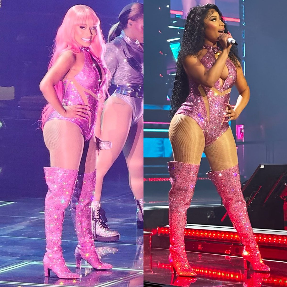 Pink or Black hair on this #GagCityTour look?