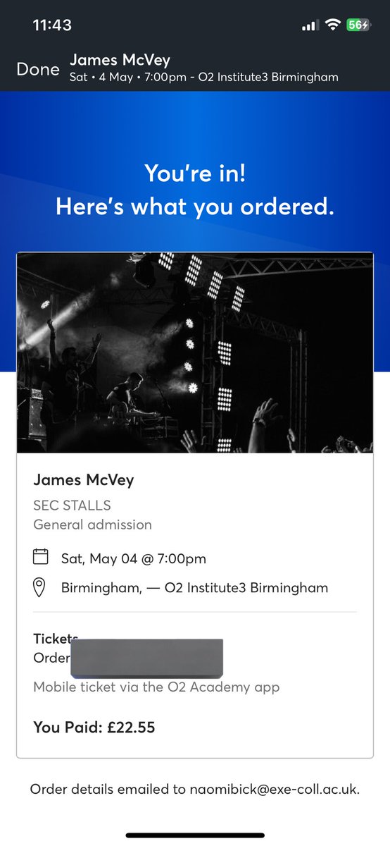 see you in bham as well @TheVampsJames 🤭