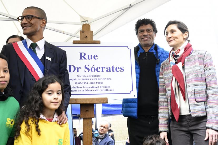 La rue du Dr Socrates, à Saint-Ouen, inaugurée en présence de Rai ow.ly/Yiux50R5lfc