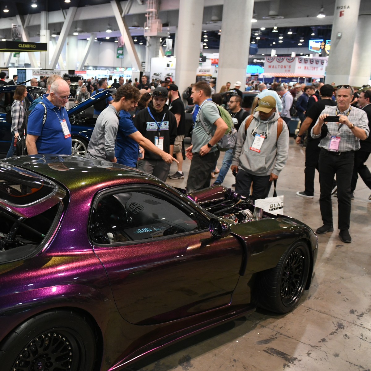 Builds that will have you pointing and saying, 'how did they do that?' What do you think they were saying in this photo? 🤔 See for yourself. Get ready for the 2024 SEMA Show at semashow.com.