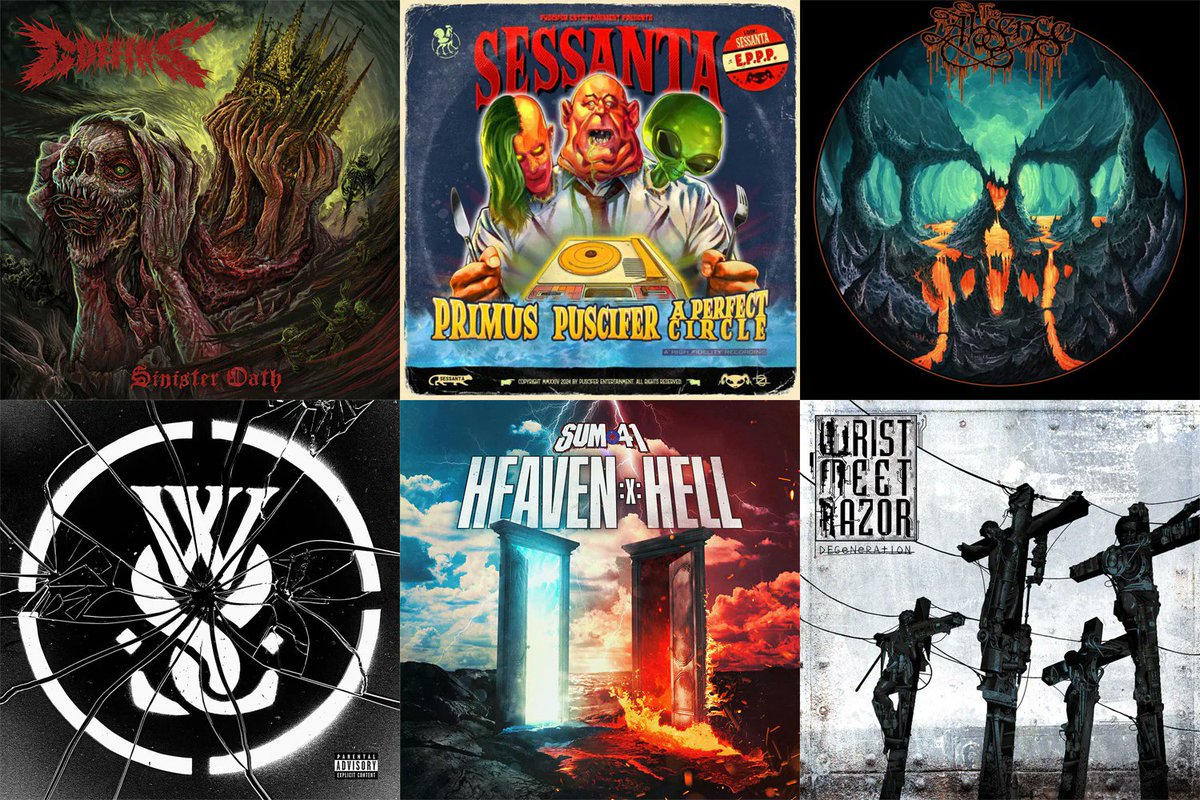 This week's New Flesh roundup includes releases from @Sum41 @Primus @Puscifer @APerfectCircle and more knot1.co/3TYWnvt