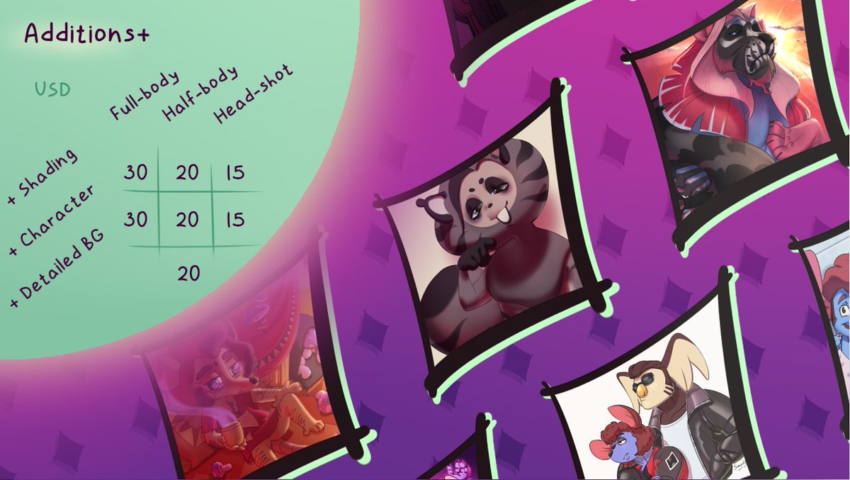 SeydjK's tweet image. Commissions sheets! 
Line-art
More info: seydjk.carrd.co/#