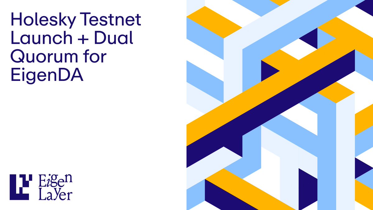 CryptoDuck_TH's tweet photo. [ คู่มือ EigenLayer Holesky Testnet ]
(ภาค Restake & Delegate to Operators)

ตอนนี้ EigenLayer Testnet ที่เราเคยๆ ไปทำกัน เค้าอพยพจาก Goerli ย้ายไป Holesky แล้วครับ รวมถึงเค้ายังได้เปิดให้เราไปทดสอบเอา Restaked ETH ที่ได้ ไป delegate กับ Operators ต่างๆ ด้วย

คู่มือนี้ แอดจะพาทำง่ายๆ 4 ขั้นตอน
1⃣ รับ Holesky ETH Testnet
2⃣ เอา ETH (Holesky) ไป stake จนได้ LST
3⃣ ฝาก LST (หรือ restake) ที่ EigenLayer
4⃣ ไป Delegate กับ Operators บน EigenLayer

แต่ละขั้นตอนมีดังนี้ 👇 ใช้เวลาทำประมาณ 10 นาที

(บอกไว้ก่อนครับ ทำแล้วไม่ได้ points นะครับ แต่เผื่อมีเกณฑ์ testnet airdrop อันนี้ก็แล้วแต่จะเก็งกัน)