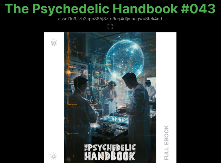 Today I am feeling humbled. So I wanted to use the time to give away a book, The Psychedelic Handbook.         

To enter: Like, Follow <a href="/book_io/">Book.io</a>, &amp; Repost.  

#OwnYourBooks $BOOK #Cardano #KnowledgeIsPower