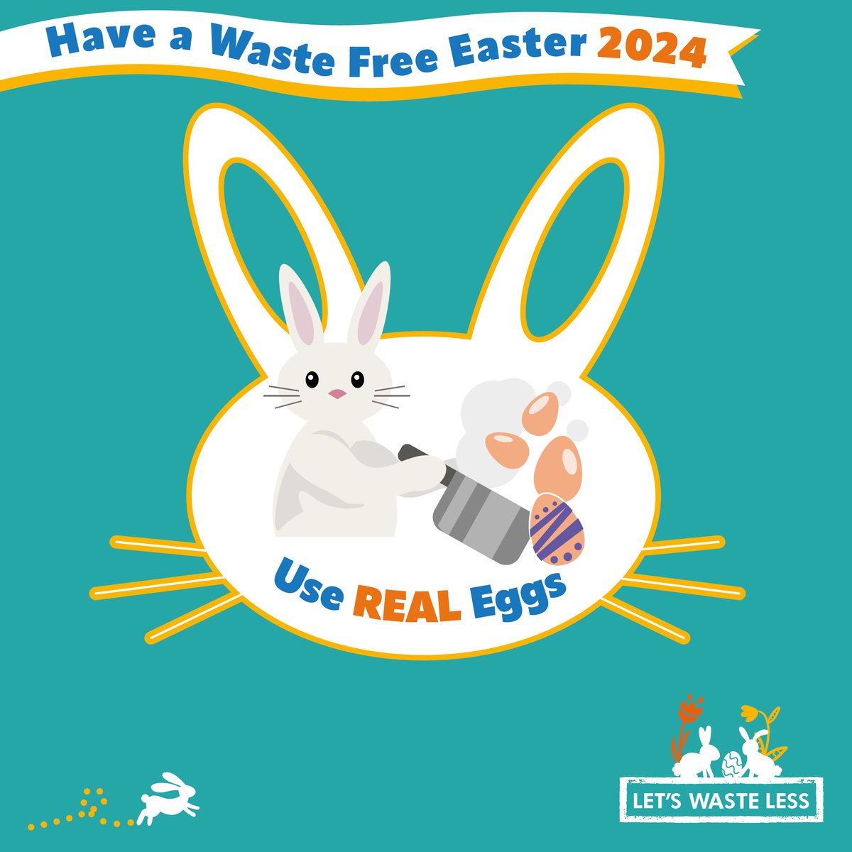 🐣🥚 Ready for a fun twist on the classic Easter egg hunt?  Instead of plastic eggs, use real, hard-boiled eggs! Get the kids involved in decorating them, and after the hunt, enjoy delicious egg sandwiches together! bit.ly/3TzTXUL
#letswasteless #egghuntfun