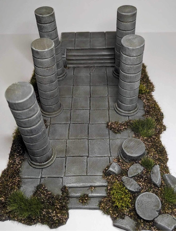 CheckPointMini's tweet image. Forgotten temple, lost deep in the dark depths of the Verrotwood. Painted by Rob Andrews. 

This is our 15mm ruined temple from the Crom’s Anvil ranges.

checkpointminiatures.co.uk/shop/cas1537-r…