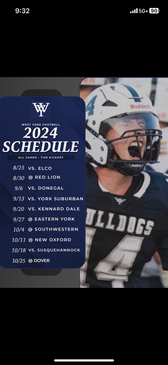 jaxon ferber (@jaxonferber) on Twitter photo 2024 schedule drop!! <a href="/WYFBcoachMiller/">CoachRonMiller_WYBulldogsFB</a> <a href="/JuliusMadden4/">Julius Madden</a> <a href="/slademoore14/">slade moore</a> <a href="/jtoom15/">Jerrin Toomey</a> <a href="/wyasdblue/">West York</a> 2024 schedule drop!! <a href="/WYFBcoachMiller/">CoachRonMiller_WYBulldogsFB</a> <a href="/JuliusMadden4/">Julius Madden</a> <a href="/slademoore14/">slade moore</a> <a href="/jtoom15/">Jerrin Toomey</a> <a href="/wyasdblue/">West York</a>