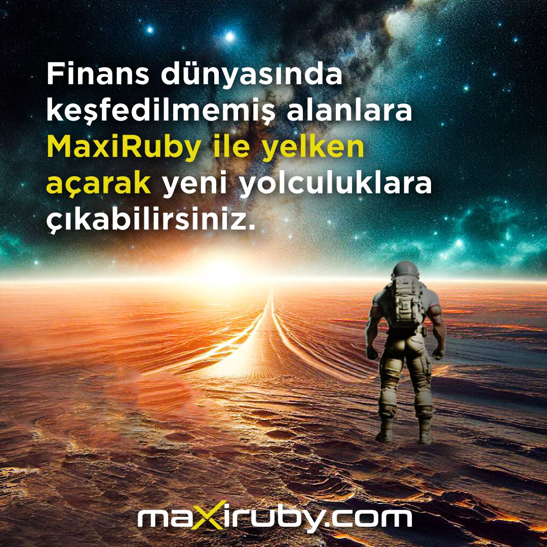 MaxirubycomTR's tweet photo. 🪐Finans dünyasında keşfedilmemiş alanlara #MaxiRuby ile yelken açarak yeni yolculuklara çıkabilirsiniz https://t.co/SZBOfwqArV