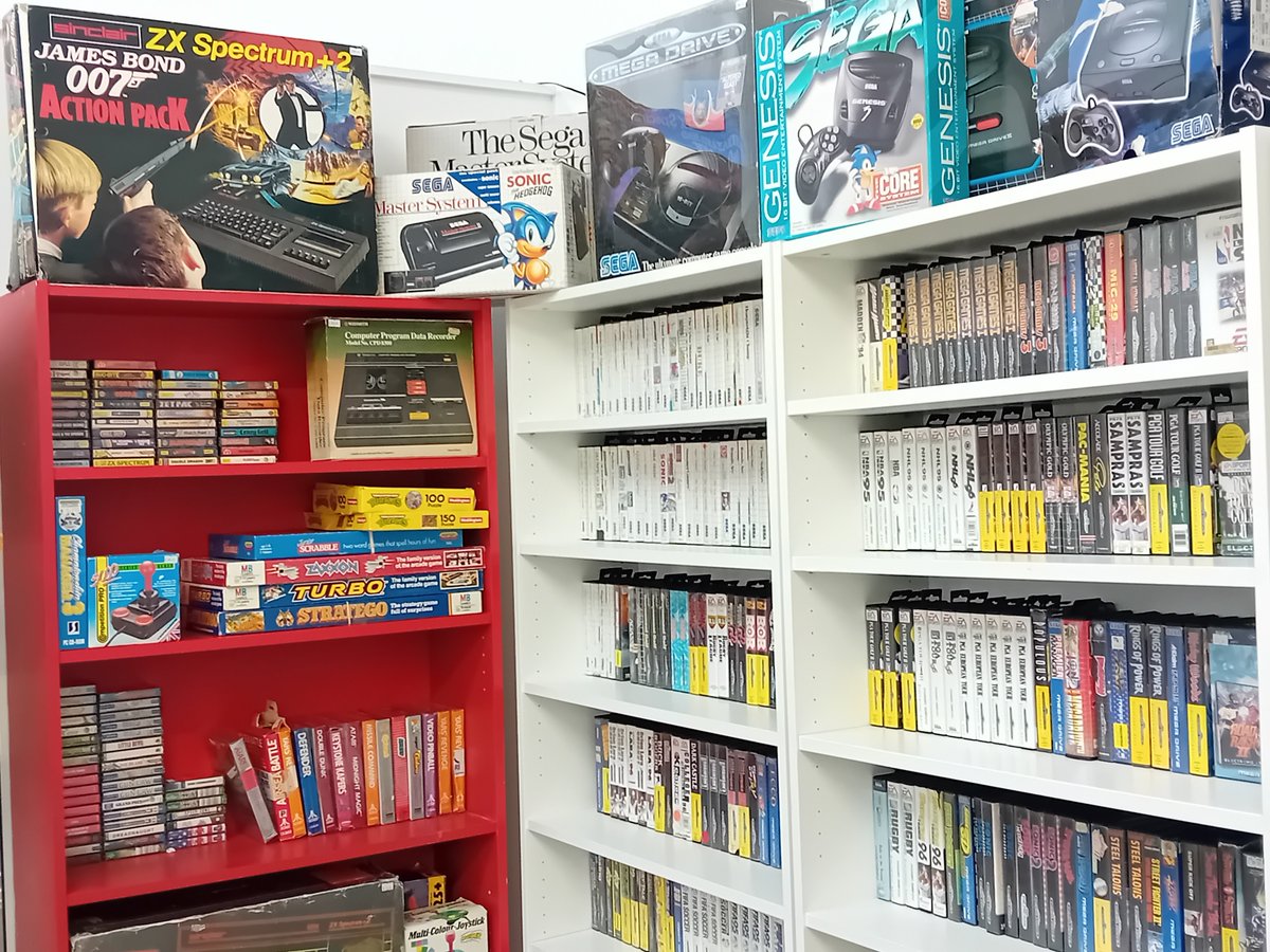 MisoRetroGames's tweet photo. What an opening day we had! 

Thank you all for the massive turnout and all the love on the first day in the new store 🤩

Today, we go again 💪 as we open from now until 5pm 

The website will remain closed as we integrate it into our new system. Stay tuned for updates 🌐 https://t.co/FhZ2QJmbGo