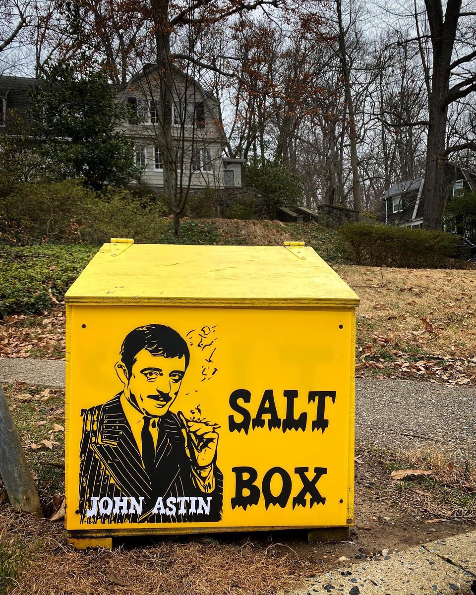 Happy Birthday to John Astin! This box remains one of my all time favorites because of the outpouring of love folks left in the comments section. Countless of wonderful stories about meeting him. Love to see people getting their flowers. #baltimoresaltbox