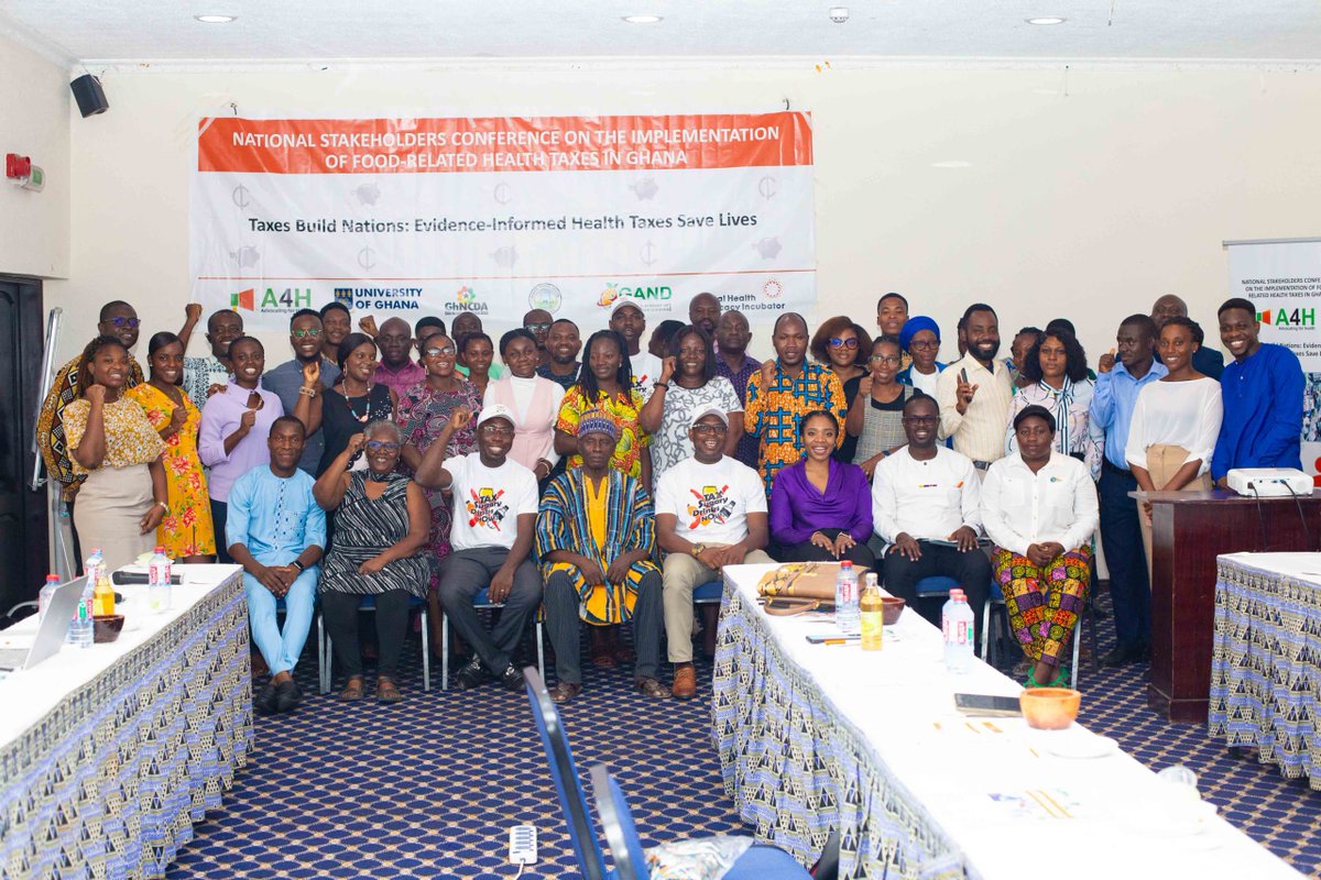 Amos Laar (@alaar) on Twitter photo Congratulations to the <a href="/A4H_Project/">Advocating For Health (A4H)</a> & partners for a successful Conference. Indeed, Taxes Build Nations & Evidence-informed Health Taxes Save Lives! Congratulations to the <a href="/A4H_Project/">Advocating For Health (A4H)</a> & partners for a successful Conference. Indeed, Taxes Build Nations & Evidence-informed Health Taxes Save Lives!