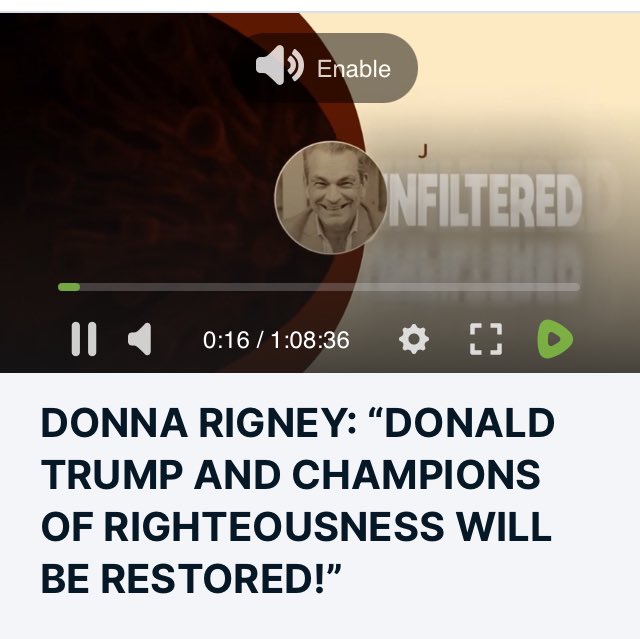 Donna Rigney could care less about Jesus