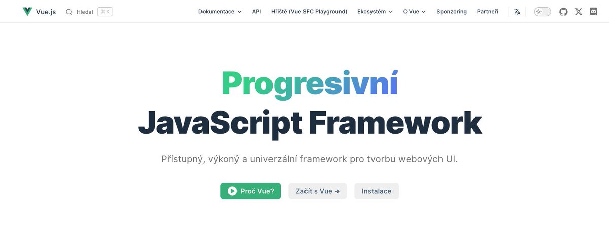 Our Czech translation is now officially released!🎉 cs.vuejs.org
