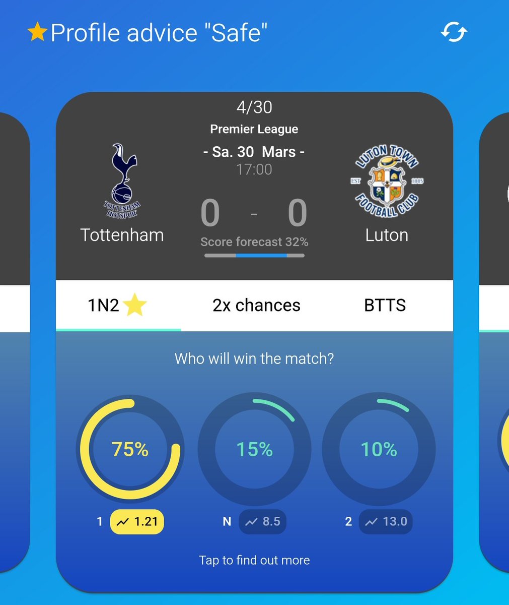 PronextApp's tweet photo. #COURSESCHALLENGE
BK ACTUELLE 222,70€ 🔥🔥
⏩ JEU #11 💰💰💰
🏴 🕥 16h00 #TOTLUT
@SpursOfficial WIN
X
🇩🇪 🕥 18h30 #FCBBVB
LES 2 ÉQUIPES MARQUENT (BTTS)
Côte 1,58
MISE 10 €
Envoi du ❤️❤️ si tu suis !!!
#TeamParieur #BVB #FCB #Tottenham https://t.co/tOrd2Wy115