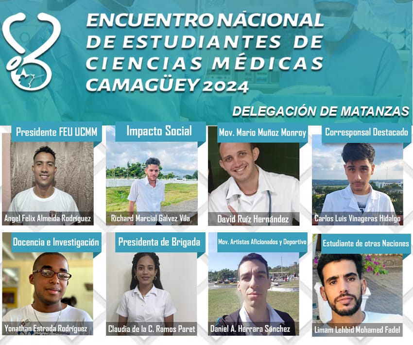 🥼🥳 Delegación de Matanzas al 8vo Encuentro Nacional de Estudiantes de Ciencias Médicas. #VIIIENECM #MinsapCuba #CubaEsSalud #FEUDeCuba #SomosFEU #GenteQueSuma