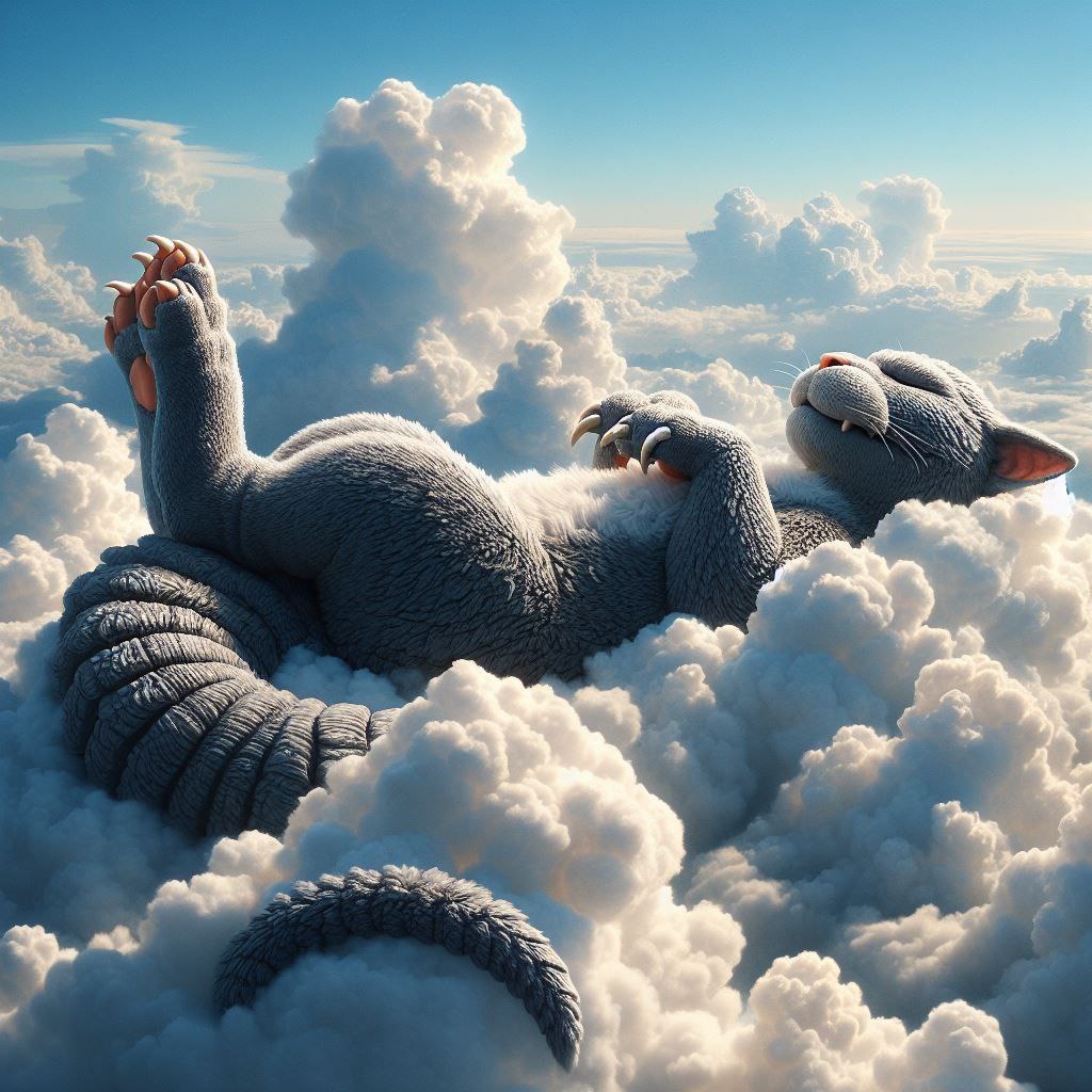 CATZILLA ON TOP OF THE CLOUDS! LET'S ALL FLY TOGETHER! $CATZ
