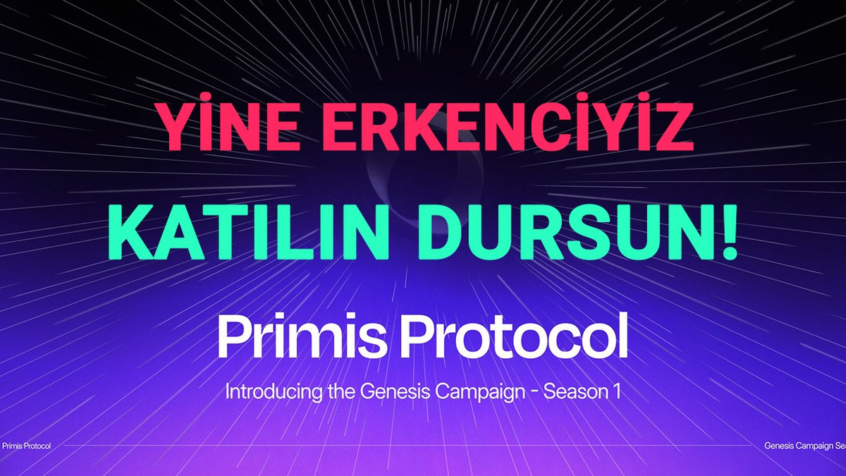 kriptoescobar0's tweet image. #Primis Protocol Metaverse / #EigenLayer LSTs #Restake Vs Vs / Yine Erkenciyiz Katılın Dursun!

Başlık açıklamaya yetiyor. Aynı hypelar, eigen, ethrestake, metaverse vs vs vs.. 

@primisprotocol #testnet #airdrop

Detaylı Video: 
youtu.be/yzJss2kNxT8?si…