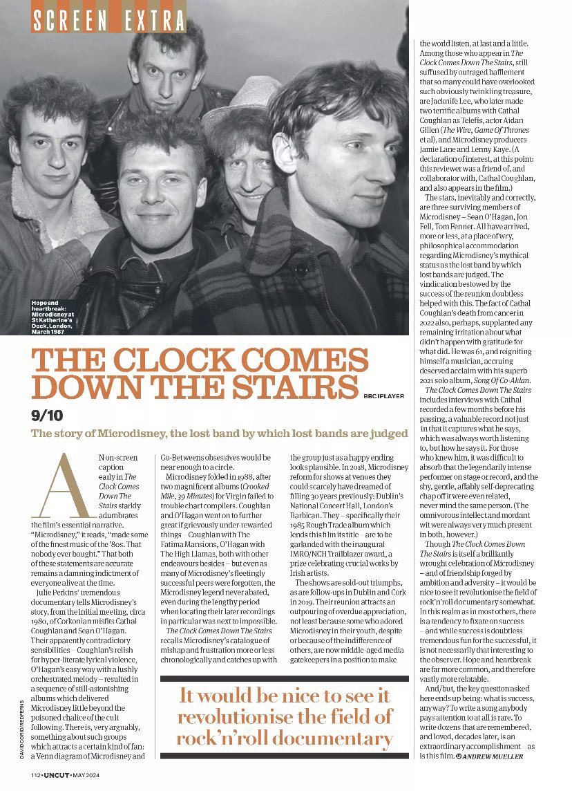 sheehan_gary's tweet photo. The Story of Microdisney in @uncutmagazine - @seanohaganmusic x @realcathalc x Tom Fenner x @jonfell3 - @andrew_mueller @NCH_Music https://t.co/M3RLs2wlLV