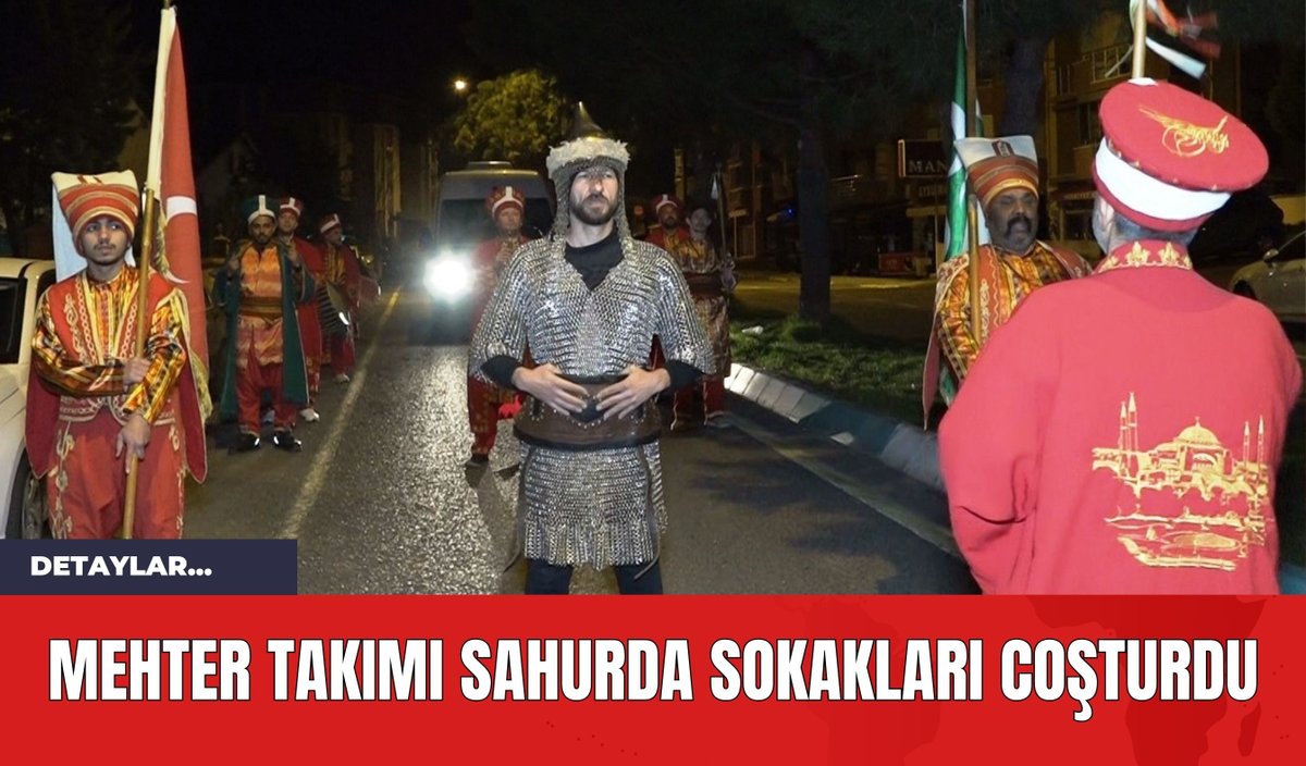 ⚡  Mehter Takımı Sahurda Sokakları Coşturdu: Tekirdağ Süleymanpaşa Belediyesi, Ramazan ayında Sahur Bandosu ve Mehter Takımı etkinliği düzenleyerek geleneksel sahur ritüellerini yaşatıyor ve yerel sanatçılara destek oluyor. dlvr.it/T4r29P #KÜLTÜRSANATYAŞAM