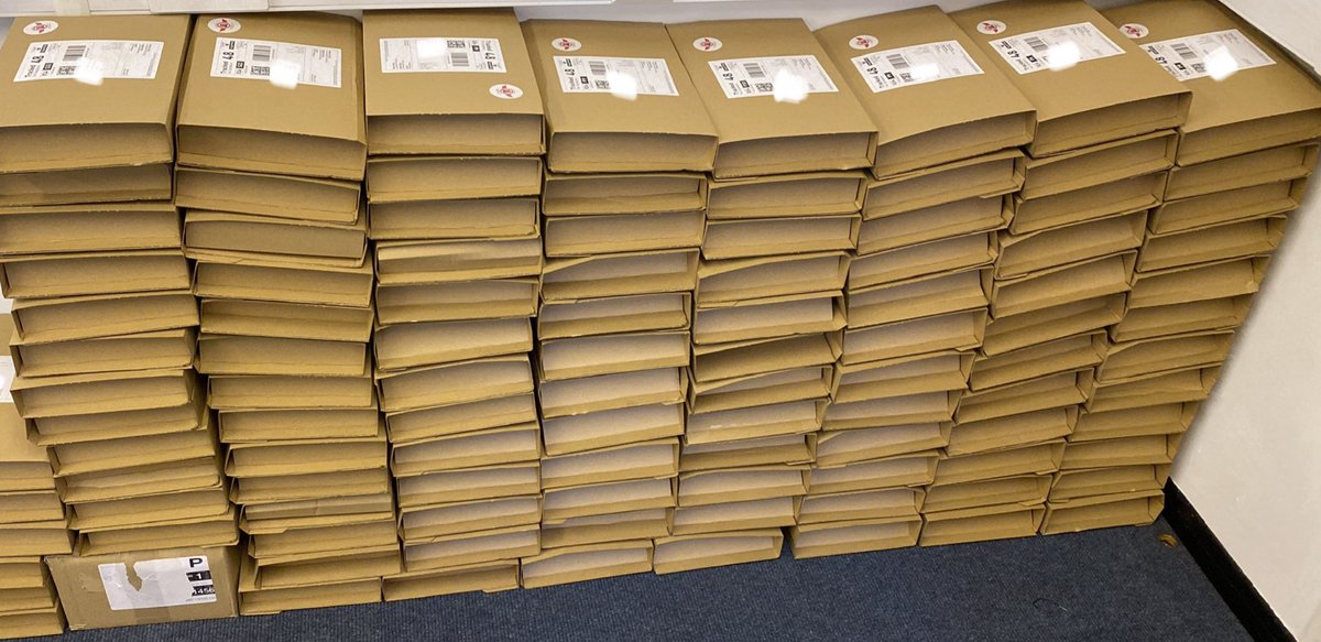 Huge thanks to the <a href="/DocBike_Dorset/">DocBike_Dorset</a> volunteers for giving up their bank holiday weekend to pack up the 250 bike locks for the biking community of Dorset. If you’ve benefited from the 70% discount; don’t forget to say thanks to <a href="/PCCDorset/">Dorset PCC</a> for the grant to make this happen! 🙏