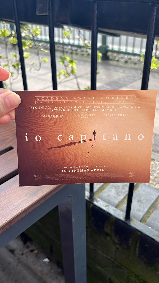 🎥 I urge everyone to go see this incredibly powerful film about the migrant crisis as soon as it’s out. A troubling, step by step account of what men, women and children go through in the hope of a better life. Hard one but a must-see. #iocapitano 🎥 Matteo Garrone