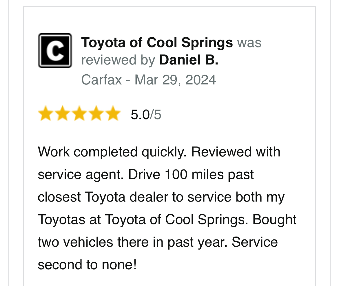 ToyotaFranklin's tweet photo. Don't ask us- 
Ask our customers :)
#5stars #Reviews #Testimonials https://t.co/fJC9yEiaOu
