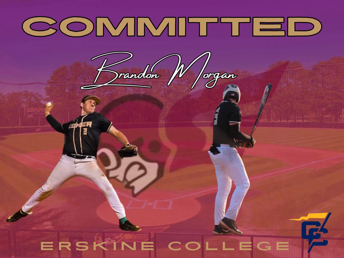 btmorgan3's tweet photo. I am excited and blessed to announce that I will be furthering my academic and athletic career at Erskine College! I want to thank all of my coaches, family, friends for their support. Without God none of this would be possible.#Wheelsup @FleetBaseball @CoachCroc @CoachJPrince12 https://t.co/umaFq290xY