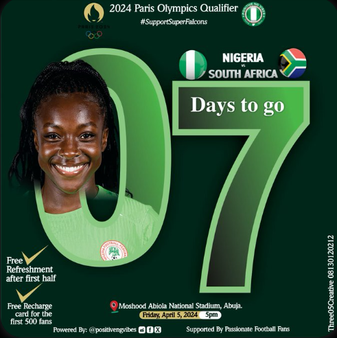 the_davidatta's tweet photo. of time to help usher fans and followers as they show up at the VIP area.
Drinks and refreshments will be given at half time.
Please let us trend the #SupportSuperFalcons hashtag over the next 7 days 🙏🏾 https://t.co/iw8sKKENFJ