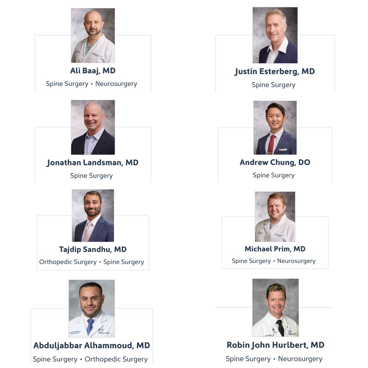 Happy National Doctors Day to my spine-dedicated colleagues in neurosurgery and orthopedic surgery across our #Banner system in #Arizona! Together we’re ensuring that the largest health system in the state is also the BEST one for the delivery of evidence-based,…