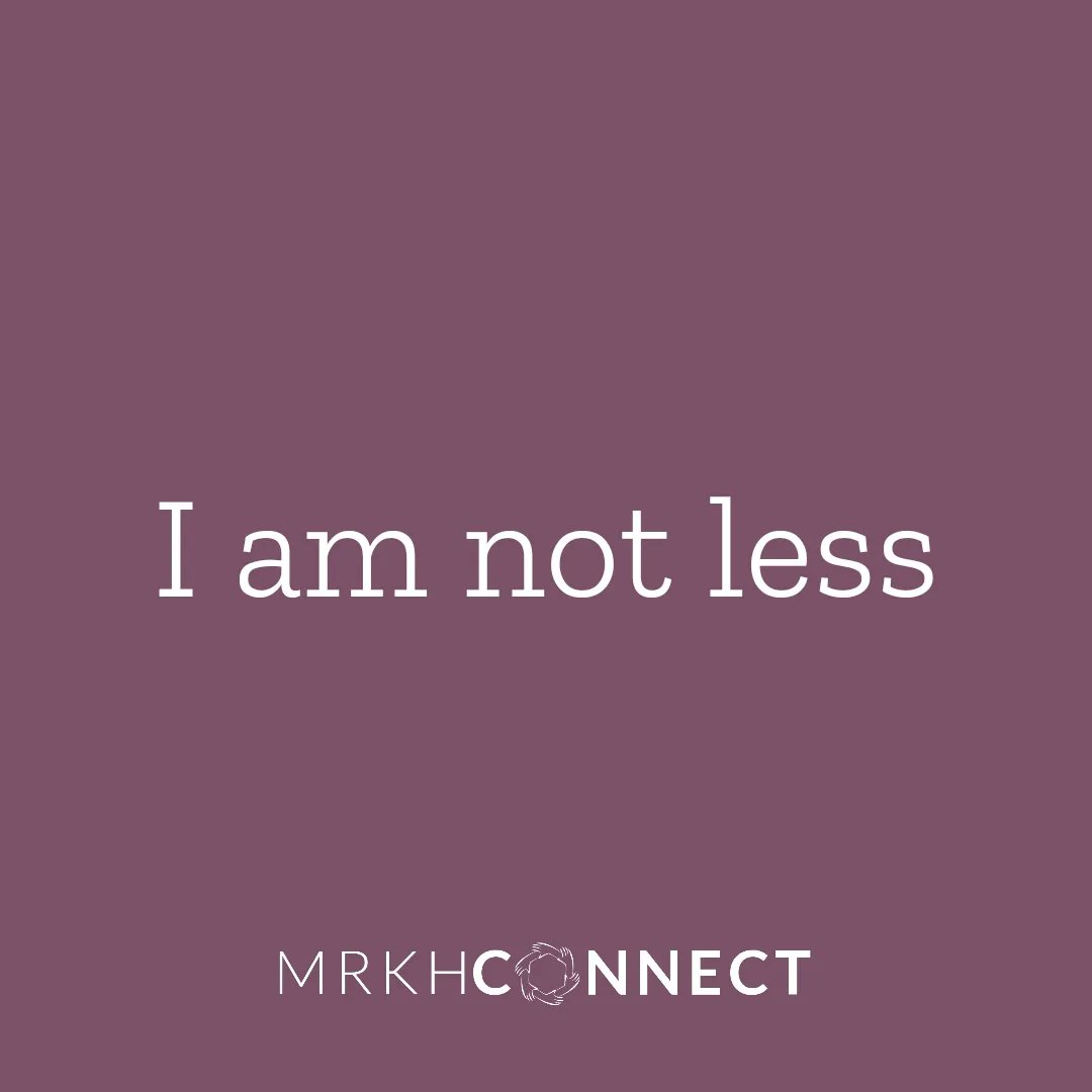 We are brought up in a society where periods = womanhood and womanhood = motherhood so what happens when those things don't happen? Are we less? This new blog from Charlie discusses her perspectives. We love sharing your powerful stories 💜 mrkhconnect.co.uk/i-am-not-less/