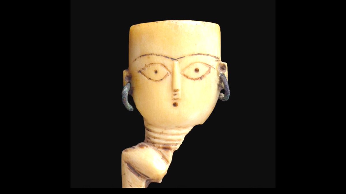 Though children have played with dolls throughout known civilization, few examples from the ancient world remain. Here we see a fragment of a Byzantine doll carved from ivory.