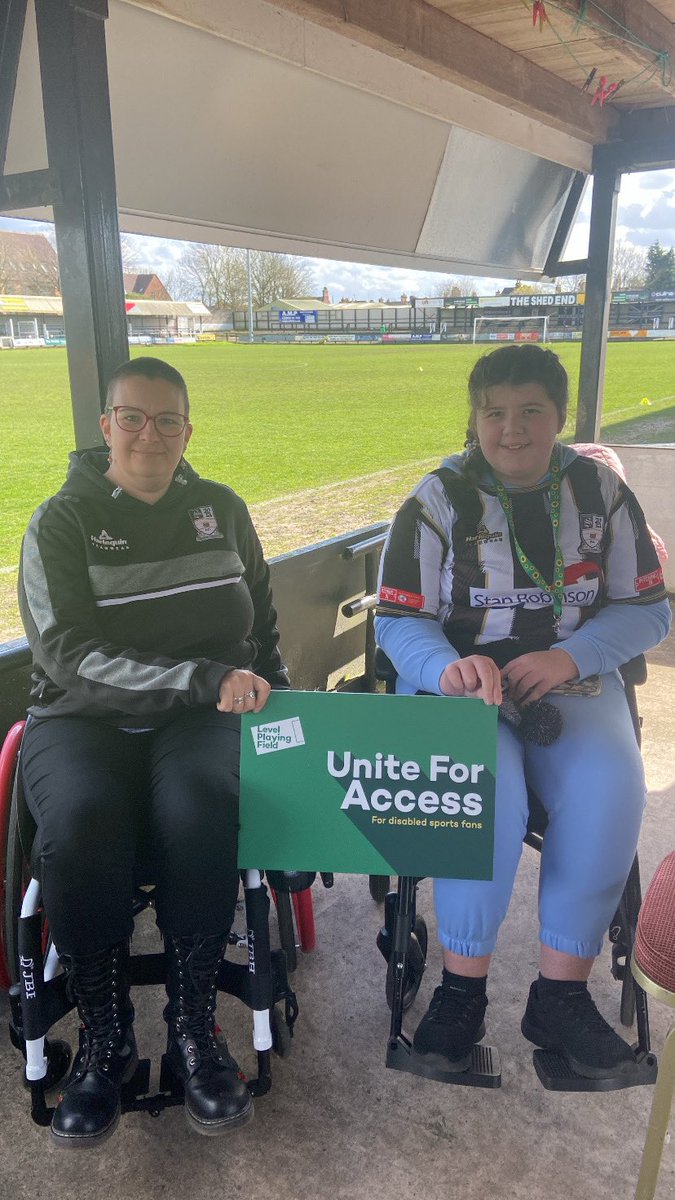 SRFCofficial's tweet photo. We’re supporting the unite for access campaign today offering free entry to disabled supporters and their parents/carers ⚫️⚪️ https://t.co/nwUhk0tjKP