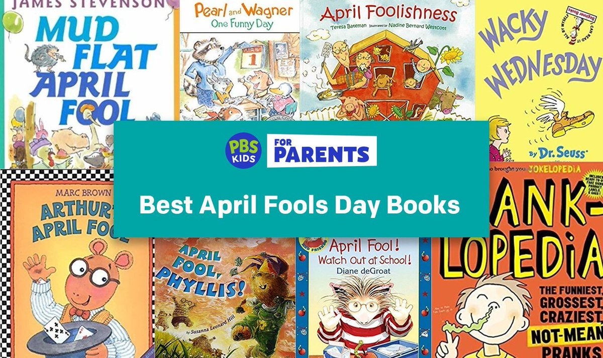 Get ready to laugh until you cry this #AprilFools Day with these children's joke books! Head over to @PBSKIDS to check them out. 📚🤣 buff.ly/3dv8Rp4