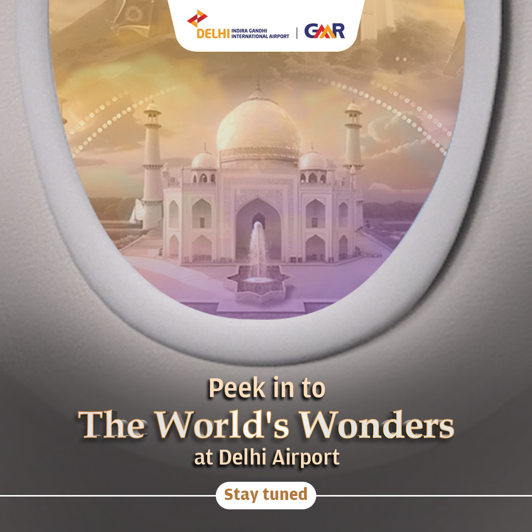 Embark on a journey of wonder at #DelhiAirport! ✨ Experience a breathtaking, immersive showcase of world's most wonderful places. Explore the world without leaving the airport. Stay tuned! #BeDELighted #DELairport