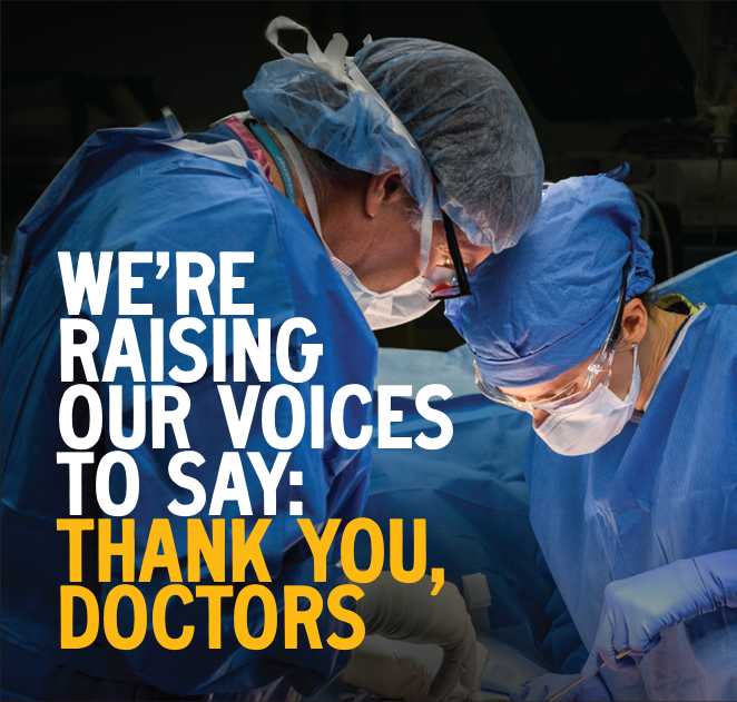 To the 12,000+ Northwell doctors who work together to solve the greatest challenges in health care and #RaiseHealth — thank you for finding a better path to a healthier tomorrow. 💙🩺 #DoctorsDay2024