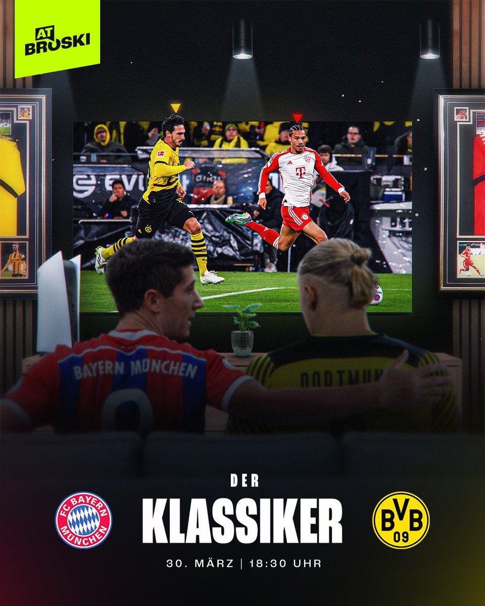 Heute Abend ist es wieder soweit: der FC Bayern München empfängt Borussia Dortmund. ⚔️

Das Topspiel in München findet dabei unter ungewohnten Vorraussetzungen statt – zum ersten Mal seit 14 Jahren ist bei einem Aufeinandertreffen in der Rückrunde keine der beiden Mannschaften