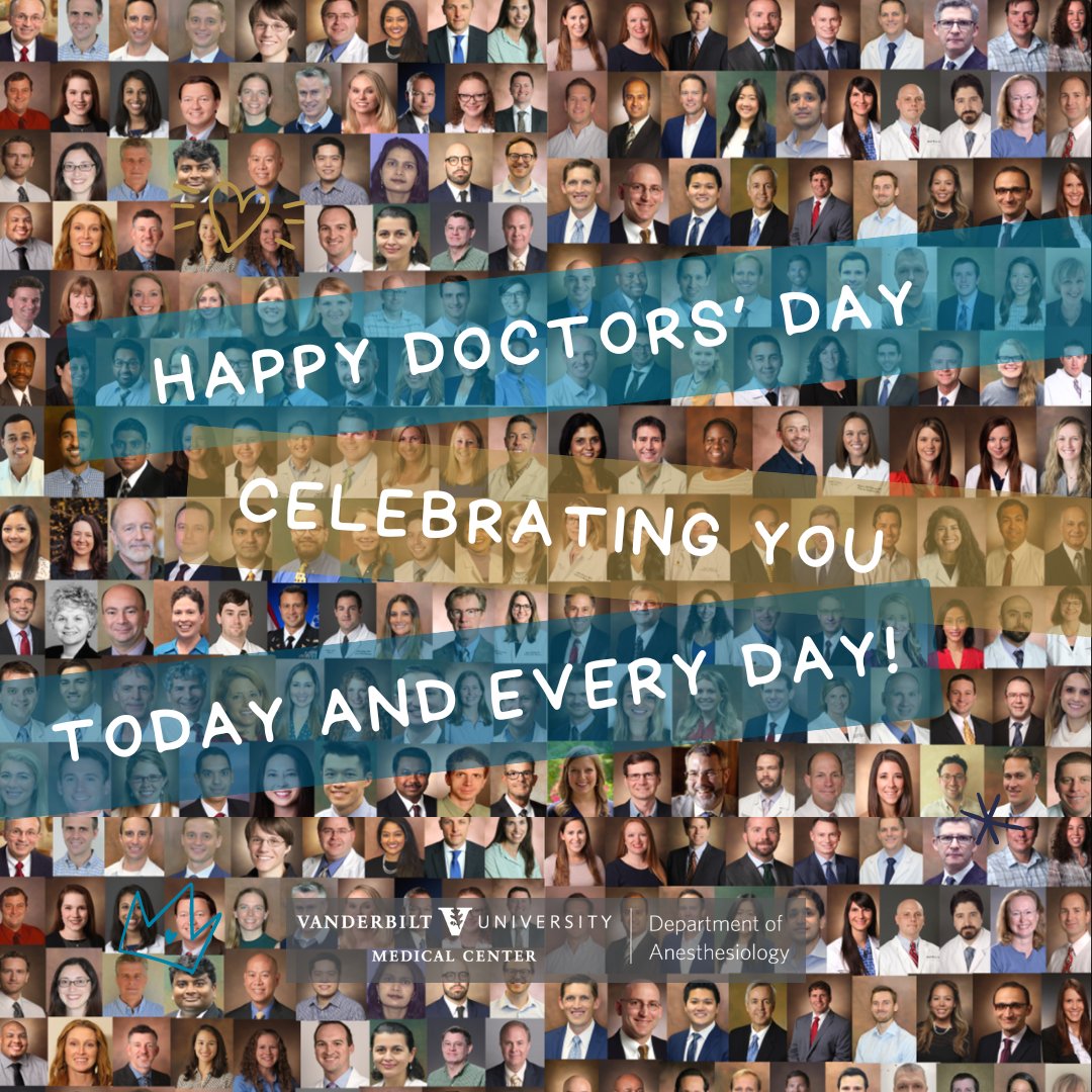 We love our team! It is an honor to celebrate National Doctors’ Day here at VUMC. We commend you for your hard work and dedication! @vumchealth #VUMCHealth 💛