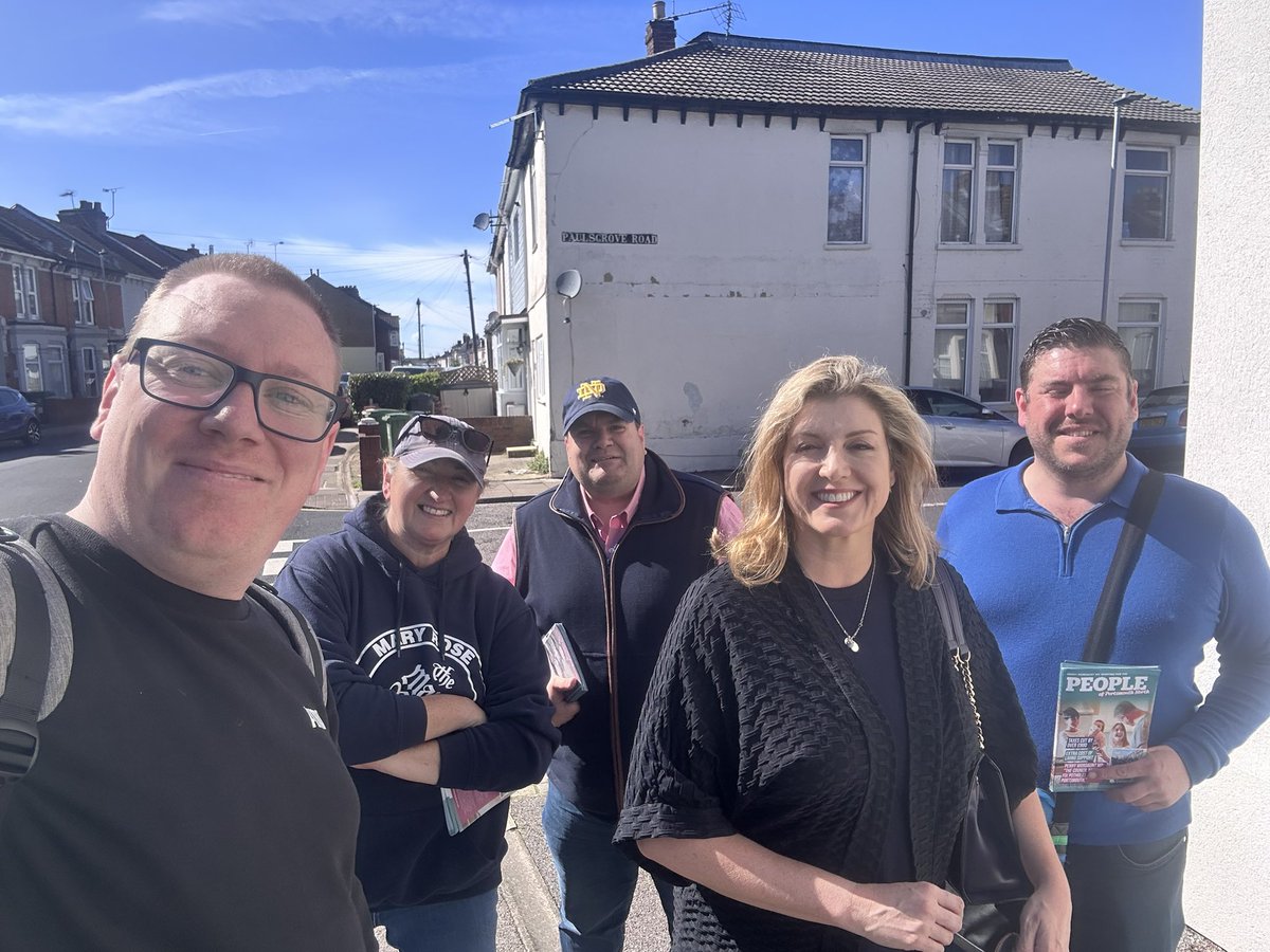 Brilliant to be out in sunny Copnor this afternoon.