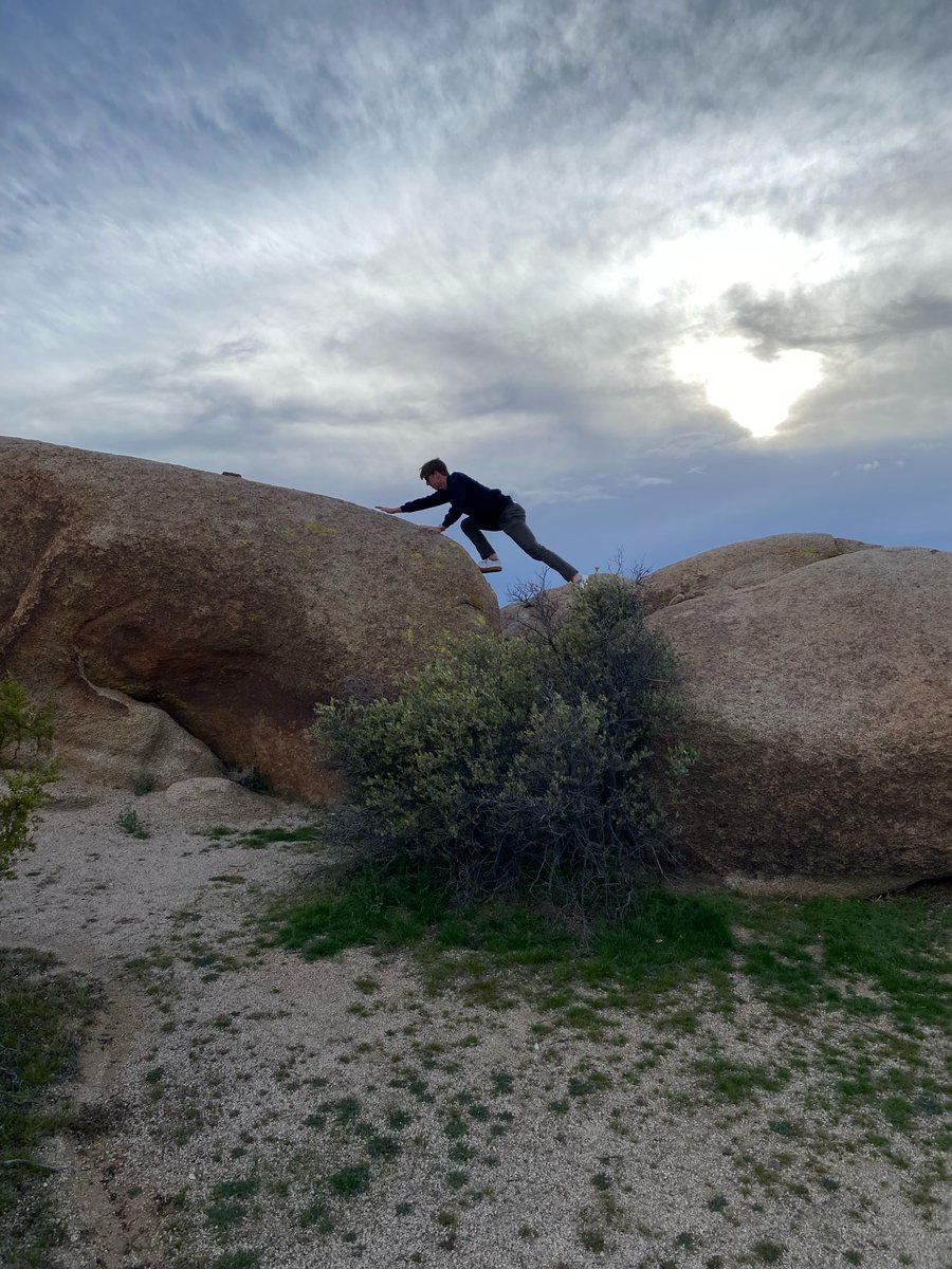 I was thankful to explore Joshua Tree with the fam while we were out in Cali. And, of course, I had to test my climbing skills! Let me know what other National Parks I should put on my list to see! ⤵️ #ForGodsGlory // #TeamSR2