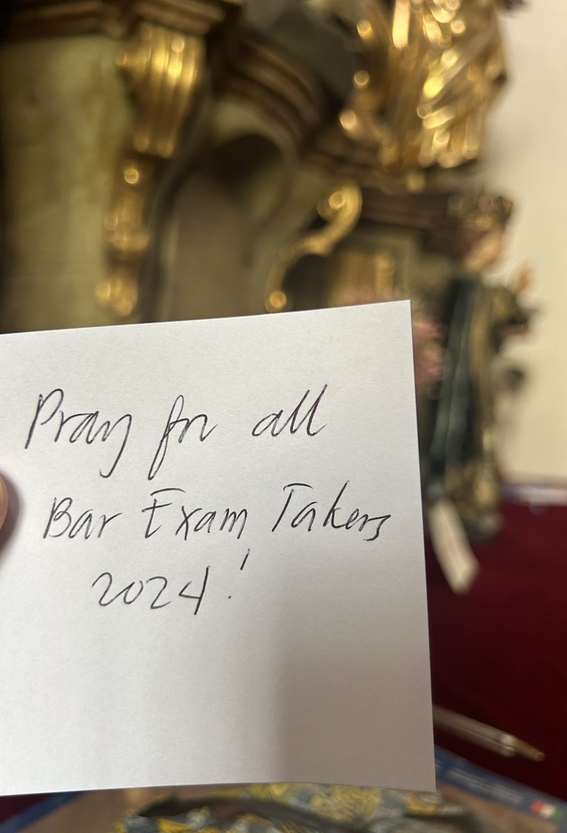 Our intentions for our Friends and Bar Exam Takers 2024!