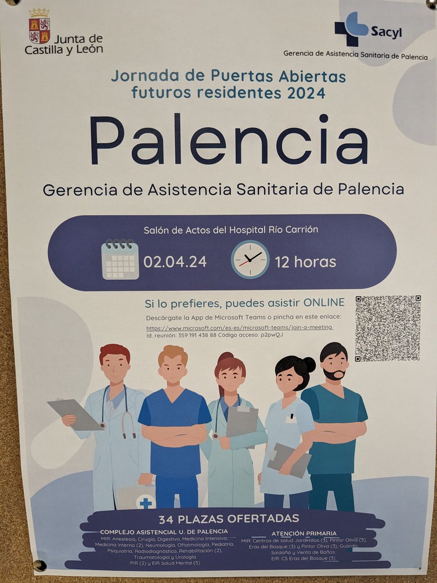 Información para futuros #residentes #MIR #MIR2024 sobre la residencia en el #CAUPA en #PALENCIA

El enlace en remoto

teams.microsoft.com/dl/launcher/la…