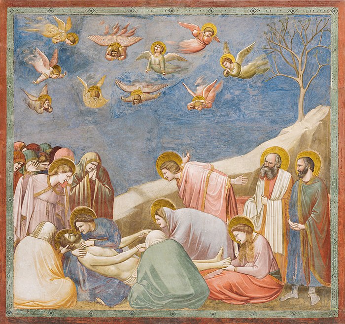 HOLY SATURDAY - March 30th, 2024
John 19:38-42
Painting: Lamentation (the Mourning of Christ), Giotto, c. 1304-1306 Scrovegni Chapel, Padua, Italy